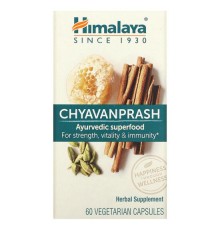 Himalaya, Chyavanprash Аюрведичний суперфуд, 60 вегетаріанських капсул