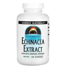 Source Naturals, екстракт ехінацеї, 500 мг, 200 капсул