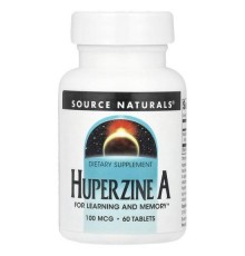 Source Naturals, гуперзин A, 100 мкг, 60 таблеток