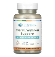 LifeTime Vitamins, мака перуанська, 750 мг, 120 капсул