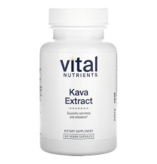 Vital Nutrients, Kava Extract, 60 Vegan Capsules