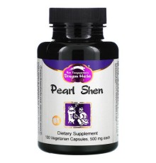 Dragon Herbs, Pearl Shen, 500 мг, 100 вегетаріанських капсул