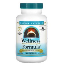 Source Naturals, Wellness Formula, засіб для покращеної підтримки імунітету, 120 капсул