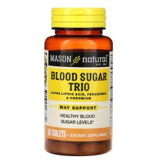 Mason Natural, Blood SugarTrio, 60 таблеток