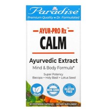 Paradise Herbs, AYUR-Pro Rx, Calm, 60 вегетаріанських капсул