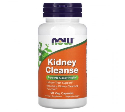 NOW Foods, Kidney Cleanse, засіб для очищення нирок, 550 мг, 90 капсул