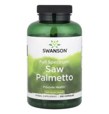 Swanson, Full Spectrum Saw Palmetto, Prostate, 540 mg, 250 Capsules