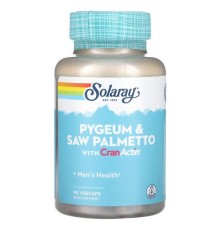 Solaray, Pygeum & Saw Palmetto з кранактином, 90 капсул VegCap