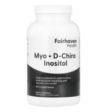 Fairhaven Health, міо- та D-хіроінозитол, 240 капсул