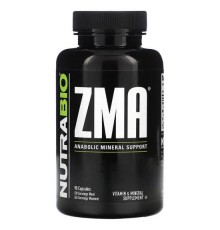 NutraBio, ZMA, 90 капсул