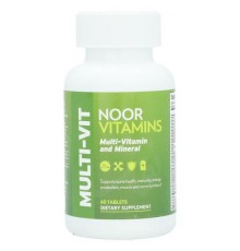 Noor Vitamins, мультивітаміни та мікроелементи, 60 таблеток