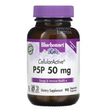 Bluebonnet Nutrition, CellularActive P-5-P, 50 мг, 90 рослинних капсул