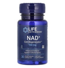 Life Extension, NAD+ Cell Regenerator, відновлювач клітин, 100 мг, 30 вегетаріанських капсул