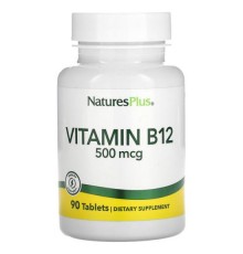 NaturesPlus, вітамін B12, 500 мкг, 90 таблеток