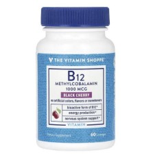 The Vitamin Shoppe, B12, черешня, 1000 мкг, 60 пастилок