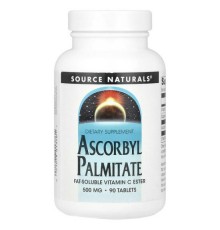 Source Naturals, аскорбіл пальмітат, 500 мг, 90 таблеток