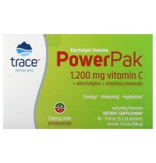 Trace, Electrolyte Stamina PowerPak, добавка з вишнею та лаймом, 30 пакетиків по 5,2 г (0,18 унції)