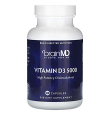 BrainMD, Вітамін D3 5000, 100 капсул