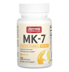 Jarrow Formulas, MK-7, 180 mcg, 30 Softgels