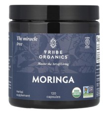 Tribe Organics, Моринга, 120 капсул