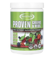 Gaspari Nutrition, Proven Greens & Reds, суперфуд із високим вмістом поживних речовин у порошку, 360 г (12,69 унції)