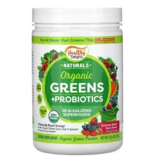 Healthy Delights, Naturals, органічна зелень і пробіотики, ягідна суміш, 300 г (10,6 унції)