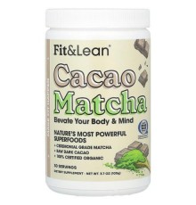 Fit & Lean, какао матча, 105 г (3,7 унції)