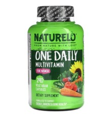 NATURELO, щоденні мультивітаміни для жінок, 240 вегетаріанських капсул