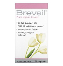 Barlean's, Екстракт рослинного лігнану Brevail, 30 капсул