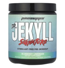 ProSupps, ​Доктор медичних наук Jekyll Signature, передтренувальний комплекс без стимуляторів, лохичний лимонад, 294,9 г (10,4 унції)