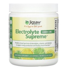 Jigsaw Health, Electrolyte Supreme, лимон і лайм, 354 г (12,5 унції)