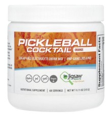 Jigsaw Health, Pickleball Cocktail®, суміш для приготування напою з електролітами без цукру, апельсин, 315 г (11,11 унції)