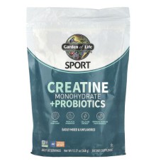 Garden of Life, Sport, моногідрат креатину та пробіотики, без смакових добавок, 348 г (12,27 унції)