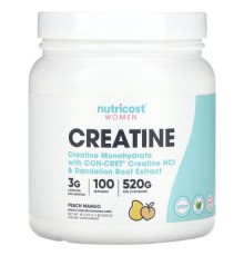 Nutricost, креатин для жінок, персик і манго, 520 г (1,1 фунта)