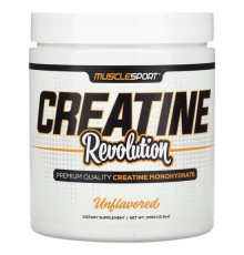 MuscleSport, Creatine Revolution, Creatine Revolution, без смакових добавок, 300 г (10,6 унції)