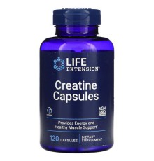 Life Extension, креатин у капсулах, 120 капсул