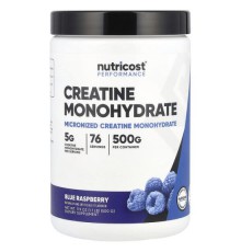 Nutricost, моногідрат креатину, блакитна малина, 500 г (17,9 унції)