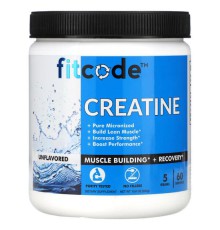 fitcode, креатин, без смакових добавок, 5 г, 300 г (10,6 унції)