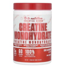 TC Nutrition, Essential Series, моногідрат креатину, без смакових добавок, 300 г (10,58 унції)