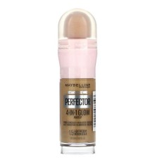 Maybelline, Instant Age Rewind, Perfector, 4-в-1, засіб для макіяжу, сяяння, 1,5 від світлого до середнього кольору, 20 мл (0,68 рідк. унції)