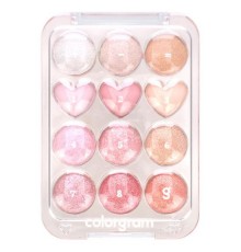 Colorgram, палітра тіней для повік Pin Point, 04 Bright + Cool = Love, 9,1 г (0,32 унції)