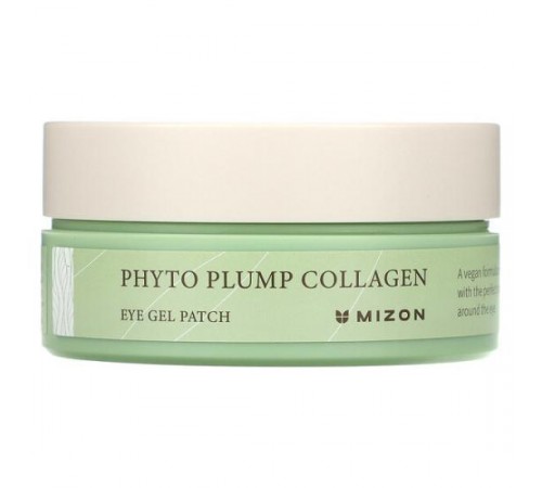 Mizon, Phyto Plump Collagen, гелеві патчі для шкіри навколо очей, 60 патчів по 1,4 г