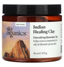 Sky Organics, 100% чиста бентонітова глина, 16 унцій (454 г)