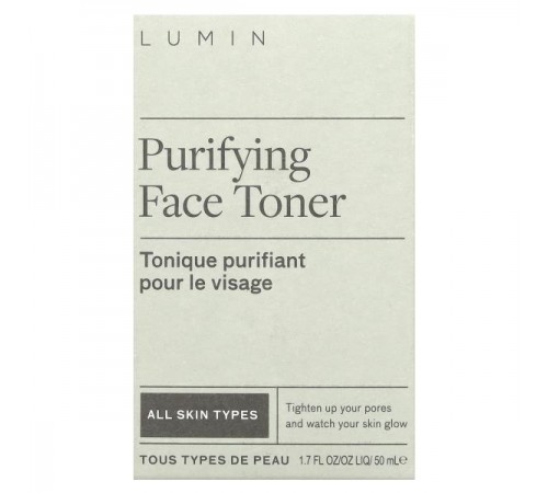 Lumin, Purifying Face Toner, 1.7 fl oz (50 ml)