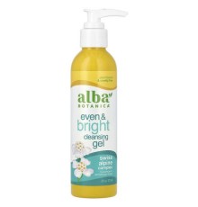 Alba Botanica, Очищувальний гель для рівномірної та блискучої шкіри, комплекс Swiss Alpine, 177 мл (6 рідк. унцій)