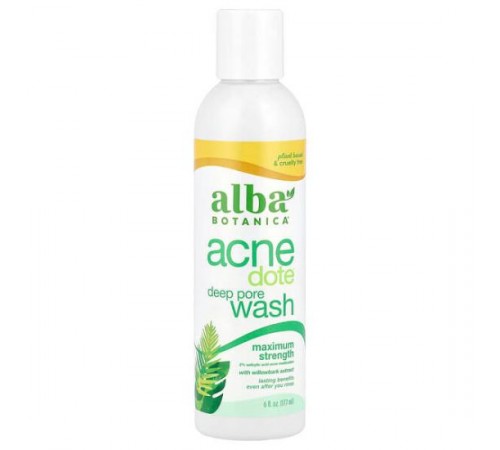 Alba Botanica, ACNEdote®, гель для глибокого вмивання пор, 177 мл (6 рідк. унцій)