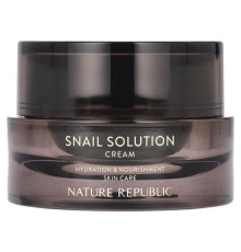 Nature Republic, Snail Solution, крем, 52 мл (1,75 рідк. унції)