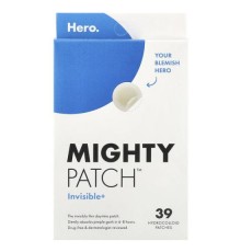 Hero Cosmetics, Mighty Patch, Invisible+, невидимі пластири, 39 шт.