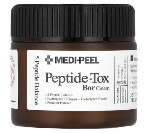 Medi-Peel, Peptide-Tox, крем із пептидами та бором для виведення токсинів, 50 г (1,76 унції)