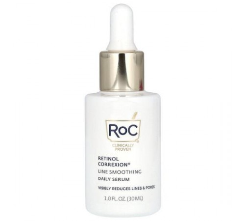 RoC, Retinol Correxion, щоденна сироватка для розгладження зморшок, 30 мл (1 рідк. унція) RoC, Retinol Correxion, щоденна сироватка для розгладження зморшок, 30 мл (1 рідк. унція)